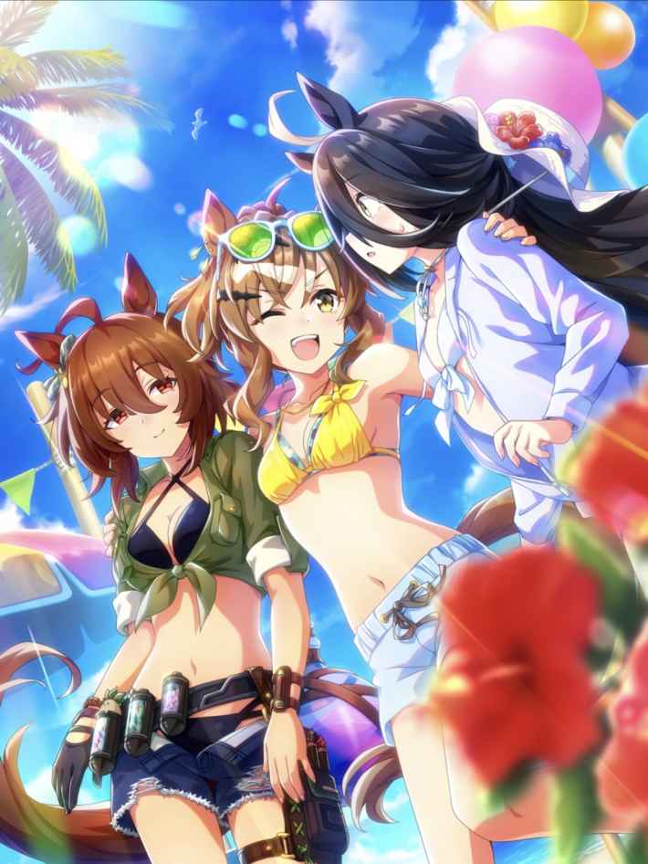 トばすぜホットサマー！ SSR (ジャングルポケット) - ウマ娘事件簿